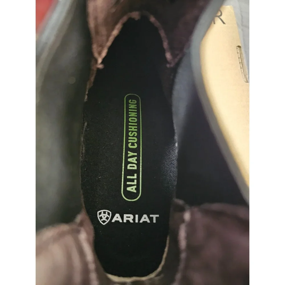 Ariat® (Men's 8.5 D) Groundbreaker™ Chelsea Steel-Toe Waterproof Work Boot